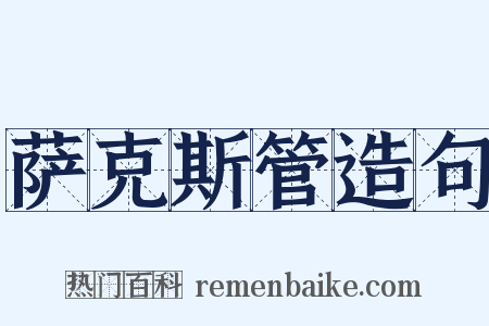 萨克斯管造句是什么意思的图片